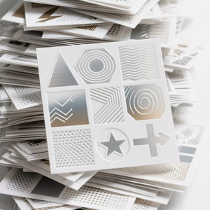 Embossing <b>Sticker</b> Label <b>LOGO</b> Printing Custom Sealing Matte <b>Sticker</b> Custom Adhesive Brand <b>logo</b> <b>Stickers</b> - Product Image 2