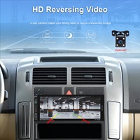 Lecteur MP5 universel 1DIN pour voiture de 6,86 pouces, écran de contrôle central de voiture sans fil Carplay et Android Auto, unité tout-en-un