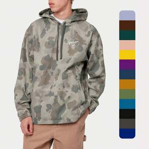 Sudadera con Capucha Personalizada OEM 100% Algodón, Forro Polar, Cortavientos, Transpirable, Lisa, Verde, Deportiva, Tallas Grandes, Corte Regular para Hombre - Product Image 1