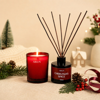 AIKUN – Expédition rapide directe usine (trois à sept jours) – Vente en gros personnalisée – Ensemble diffuseur de parfum de Noël au design moderne