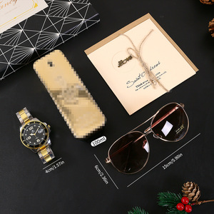 Men's <b>Gift</b> <b>Set</b> Watch Sunglasses Perfume Card Box Father's Day Business <b>Gift</b> 5 Piece <b>Set</b> - Product Image 1
