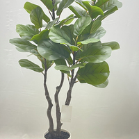 Arbre artificiel en pot au design unique, plante artificielle, figuier de Java, aménagement paysager intérieur/extérieur