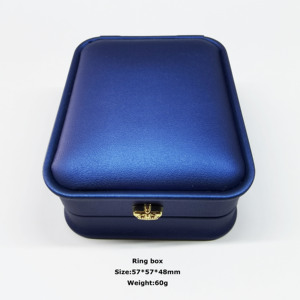 High End Jewellery Gift Box Handmade Leather <strong>Jewelry</strong> Box Custom logo <strong>Jewelry</strong> Case for Ring Earring Bracelet Necklace <strong>Packaging</strong> - Product Image 4