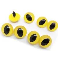 23Mm Geel Cat Eye Soft Toy Plastic Veiligheid Eye Gesp Dier Pop Eye