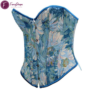 High Quality Vintage Lace-up <strong>Corset</strong> Snatch Me Slimming Bustier for Plus Size Modeladores with Breathable Feature - Product Image 3