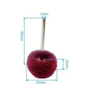 Ensemble de disques de polissage non tissés pour meuleuse d'angle, pour éliminer la rouille et ébavurer les surfaces métalliques, outils de nettoyage non abrasifs, 100 pièces - Product Image 3