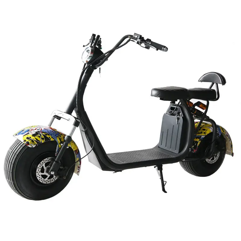 2018 most popular fat tire 60v electric scooter 2000w city coco bike