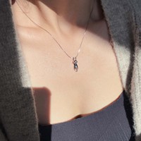 Nouveau collier en argent plaqué chat adorable, petits pendentifs mignons, bijoux fantaisie originaux, pendentif charme, colliers