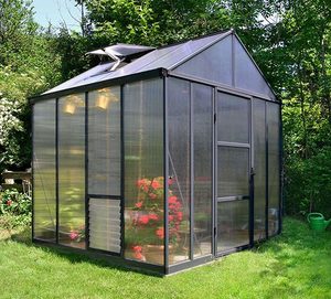 Serre agricole en polycarbonate renforcé robuste avec structure en acier et ventilation supérieure et latérale - Product Image 2