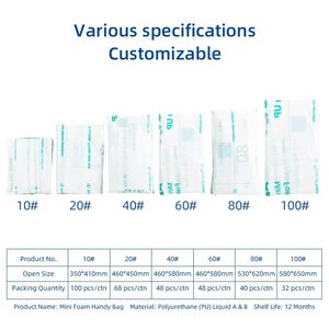 Bolsa Protectora de Embalaje de <span class=keywords><strong>Poliuretano</strong></span> con Burbujas de Aire para Absorción de Impactos, para Relleno de Cajas de Cartón - Product Image 4
