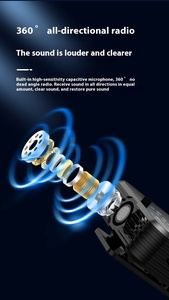 Conector de Micrófono Inalámbrico F11-2 F15, Micrófono de Solapa Inalámbrico 3 en 1 para Teléfono Móvil, Entrevistas en la Calle - Product Image 2