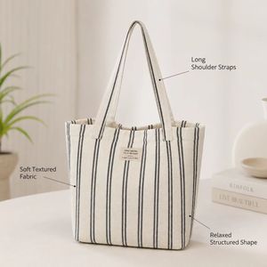 Heavy-duty Cotton <b>Canvas</b> <b>Tote</b> Handbag Custom Embroidery Logo Foldable Bag High Quality Bulk Trade Show Promotional - Product Image 2