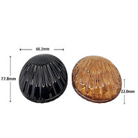Palette de fards à paupières portable 4 couleurs personnalisée, design populaire en forme de coquille, avec paillettes et emballage cosmétique pour usage professionnel