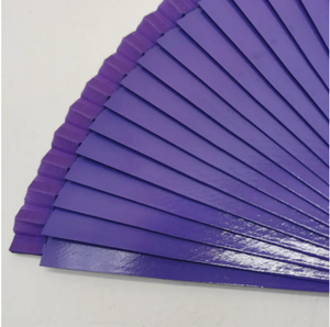 Abanico Plegable Personalizable de Color Sólido con Diseño Impreso, Abanico de Mano de Madera - Product Image 3