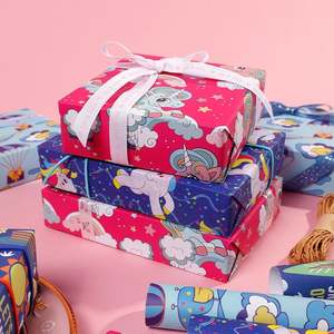 Vente en gros de rouleaux de mouchoirs d'anniversaire de haute qualité bel emballage rouleau de papier d'emballage artisanat supérieur - Product Image 2