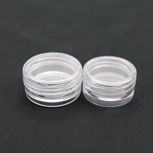 1G 2G 3G <span class=keywords><strong>5g</strong></span> 10g 15g 20g đen Mỹ phẩm container rõ ràng nhỏ mỹ phẩm nhựa rỗng tập trung bao bì container - Product Image 5