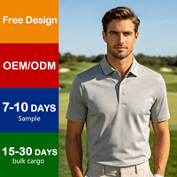 Polo à revers personnalisé OEM pour le sport, séchage rapide, respirant, décontracté, à manches courtes, idéal pour le tennis et le golf en été