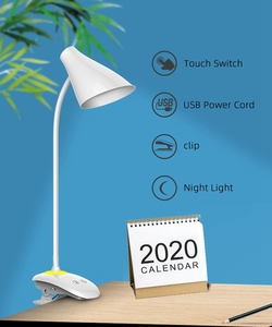 <span class=keywords><strong>Lampe</strong></span> de Bureau à <span class=keywords><strong>pince</strong></span> Clip sur <span class=keywords><strong>Liseuse</strong></span> 3800-4100K Température De Couleur Réglable Avec Cordon USB Inclus - Product Image 6