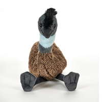 Peluche Émeu de Haute Qualité 9 Pouces, Jouet en Peluche pour Enfants, Compagnon de Sommeil, Cadeaux d'Anniversaire et de Noël, Décoration d'Intérieur