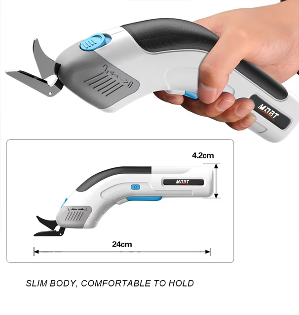Portable Fabric Cutting Hand Held Rechargeable Garden Mini Powerful Pruning Shears Cordless Electric Scissors