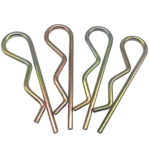 1.2-10mm acier à ressort galvanisé B Type Clip Pins Spring Locking R Goupilles fendues - Product Image 6