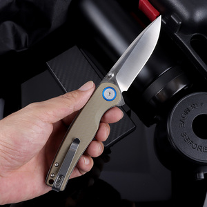 Xinbigo OEM G10 xử lý gấp dao điểm thả EDC Túi dao D2 độ cứng cao tiện ích cắm trại công cụ Flipper mở - Product Image 5