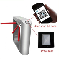 Trépied de haute sécurité avec lecteur de Code Qr pour l'entrée d'un événement, peut être personnalisé selon les besoins