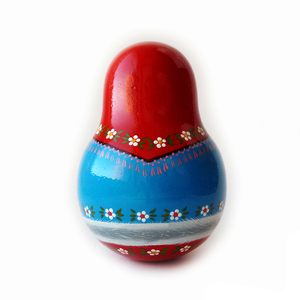 Poupée de gobelet russe pour filles, décoration personnalisée, en résine, poupées russes matryoshka, jouet cadeau artisanal, vente en gros - Product Image 3