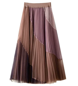Hot Selling Ladies New Design <strong>Skirts</strong> Woman <strong>Patchwork</strong> Long <strong>Skirt</strong> - Product Image 4