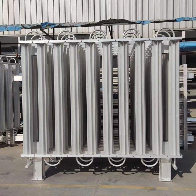 500Nm3/H 165bar Low-Pressure Aluminum Ambient Air Vaporizer for Oxygen Generation