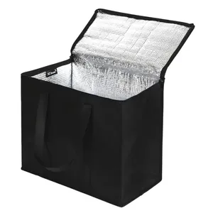 Sac isotherme personnalisé en matériau non tissé pour la livraison de nourriture, les pique-niques et les gâteaux - Product Image 1