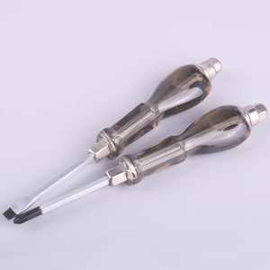 <b>Screwdriver</b> Flat Head 200 Mm Chrome Finish Plastic Handle Diy Tool For Repair - Product Image 4