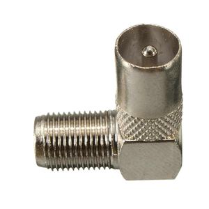 Adaptateur de <span class=keywords><strong>prise</strong></span> vers câble coaxial, 90 degrés, type F, alliage d'aluminium, angle droit, connecteur de <span class=keywords><strong>prise</strong></span> d'<span class=keywords><strong>antenne</strong></span> <span class=keywords><strong>TV</strong></span> - Product Image 3