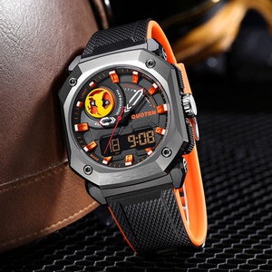 Reloj de Cuarzo Analógico Digital de Lujo para Hombre, Multifuncional, de Metal, con Fecha, Luz LED, Resistente al Agua 3ATM, Deportivo - Product Image 2