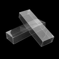 Boîte en PVC transparente imprimée, emballage de présentation, boîtes pliables en PET, emballage de boîte cadeau transparente