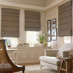 Light Filtering Cordless Roman Shades <strong>for</strong> <strong>Windows</strong> Linen <strong>Window</strong> <strong>Blinds</strong> with Valance Heat Insulation Roman <strong>Blinds</strong> - Product Image 5
