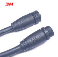 Cable de PVC M16 de 2+3 Pines con Conector Impermeable IP68, 300V 10A 5A, para Iluminación LED de Alta Gama para Exteriores