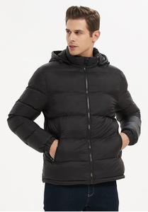 Chaqueta de Plumón Personalizada para Hombre, con Capucha, Acolchada, Impermeable, para Invierno, Abrigo con Capucha para Hombre - Product Image 2