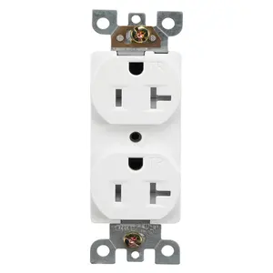 Hooanke US Standard 125V 20 amp Decra Duplex Receptacle Socket without Wall Plate