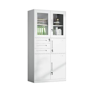 Librería moderna de 3 puertas con archivador de tarjetas de índice ajustable, venta al por mayor, diseño de borde estrecho Luoyang - Product Image 3