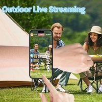 Vente en gros d'accessoires de support de téléphone magnétique en silicone flexible avec poignée de sport pour l'escalade et le cyclisme