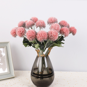 Ramo de Bolas de Cebolla de Flores Artificiales de Plástico Directo de Fábrica para Decoración del Hogar y Bodas, Ramo de Flores de Diente de León de Plástico - Product Image 3