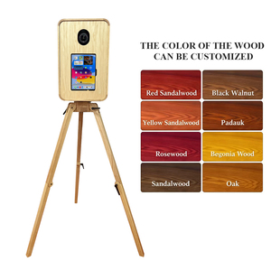 Cabina Fotografica Pieghevole in Legno di Alta Qualità con Supporto Triangolare, Compatibile con <span class=keywords><strong>iPad</strong></span> e Fotocamera per Matrimoni ed Eventi dal Vivo - Product Image 6