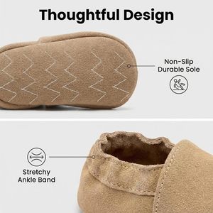 <span class=keywords><strong>Zapatos</strong></span> de Bebé Aijoviko con Suela Suave, Mocasines de Gamuza para <span class=keywords><strong>Primeros</strong></span> <span class=keywords><strong>Pasos</strong></span>, Unisex para <span class=keywords><strong>Bebés</strong></span> y Niños Pequeños - Product Image 4