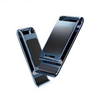 ขาตั้งพับได้แบบพกพาสำหรับโทรศัพท์มือถือและแท็บเล็ต ขาตั้งโต๊ะอะลูมิเนียมอัลลอยด์ปรับระดับได้สำหรับใช้ในบ้านและนอกบ้าน - Product Image 3