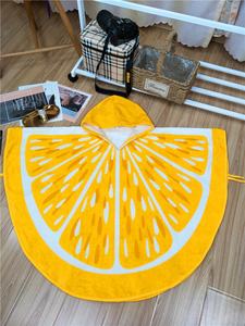 Новинка; Оптовая продажа; Горячая распродажа; Летний песок свободный изготовленный на заказ Печать Маленькая детская пончо с капюшоном круглое пляжное полотенце с кистями - Product Image 5