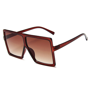 Lunettes <span class=keywords><strong>de</strong></span> soleil surdimensionnées à la mode pour femmes Grandes lunettes <span class=keywords><strong>de</strong></span> soleil en noir pour la conduite Variété <span class=keywords><strong>de</strong></span> couleurs <span class=keywords><strong>de</strong></span> cadre Blanc Bleu Champagne - Product Image 4