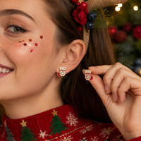 SA Jewelry Wholesale Christmas Alloy Charms Set for Jewelry Accessories Making Earrings Bracelet Pendant Necklace Accessories