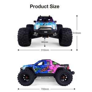 รถบังคับวิทยุ ZD Racing Rockrt-RC MX-07 ขนาด 1/7 ขับเคลื่อน 4 ล้อ แบบไร้แปรงถ่าน สำหรับวิ่งออฟโรด ความเร็วสูงสุด 90 กม./ชม. ตัวถังโลหะ - Product Image 4