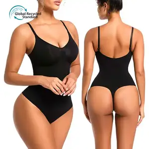 Bán buôn nén cao liền mạch điêu khắc thong cơ thể Shaper bounchy faja sinh thái thân thiện Shapewear mông nâng bodysuit